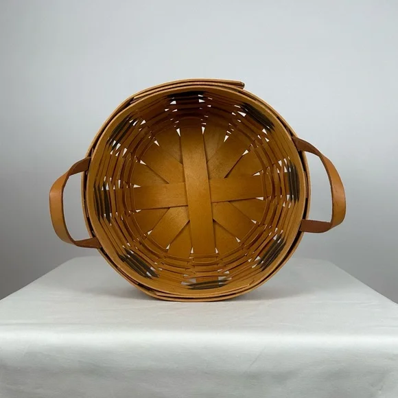 1997 Longaberger Darning Basket #15598, Heritage Collection, w/ Liner/Protector - Picture 12 of 16